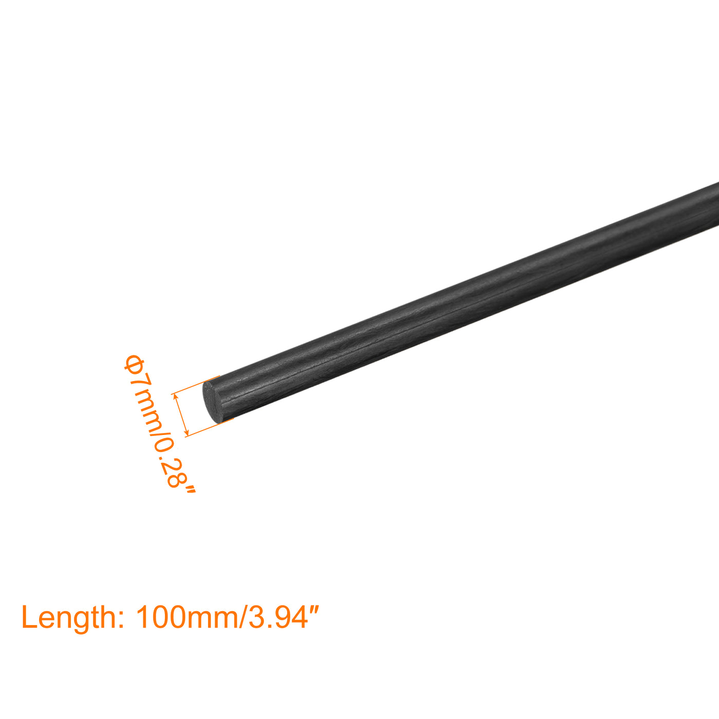 Harfington Carbon Fiber Rod for Wing Tube