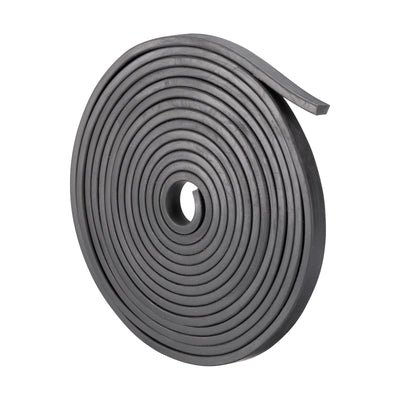 Harfington Uxcell Solid Rubber Strips Neoprene Sheets Rolls 3/16"T x 2.17"W x 39.4"L