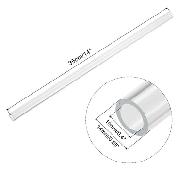 Harfington Acrylic Pipe Rigid Round Tube for Lamp and Lanterns Water Cooling System