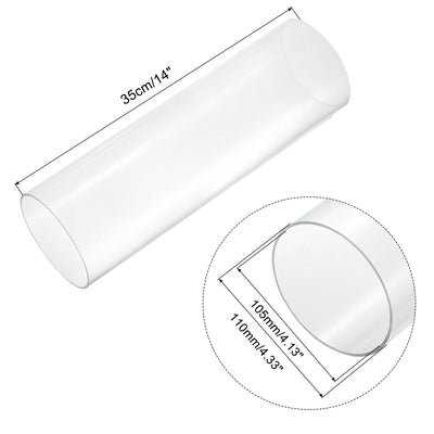Harfington Acrylic Pipe Round Tube for Lamp and Lanterns, Water Cooling System