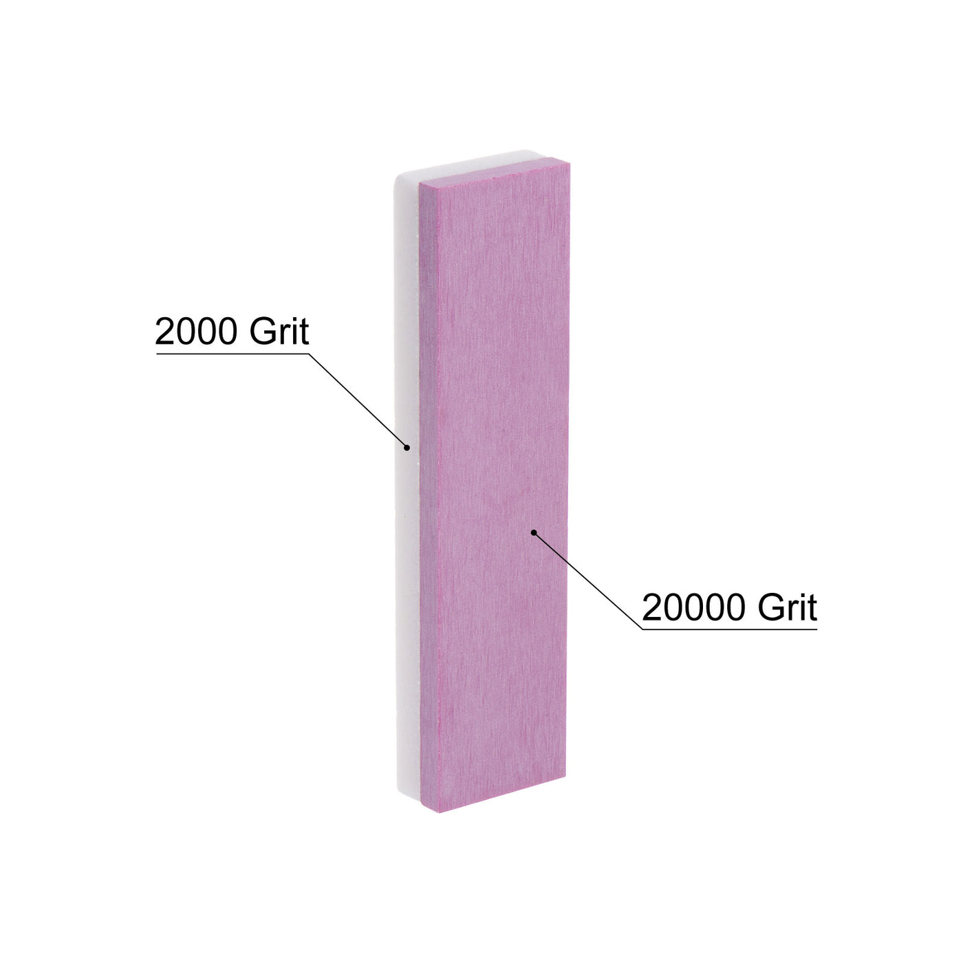 Uxcell Uxcell Sharpening Stones 3000/20000 Grit 2 Side Combination Whetstone 100x25x11mm