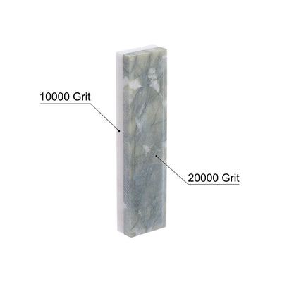 Harfington Uxcell Sharpening Stones 10000/20000 Grit 2 Side Combination Whetstone 100x25x12.5mm