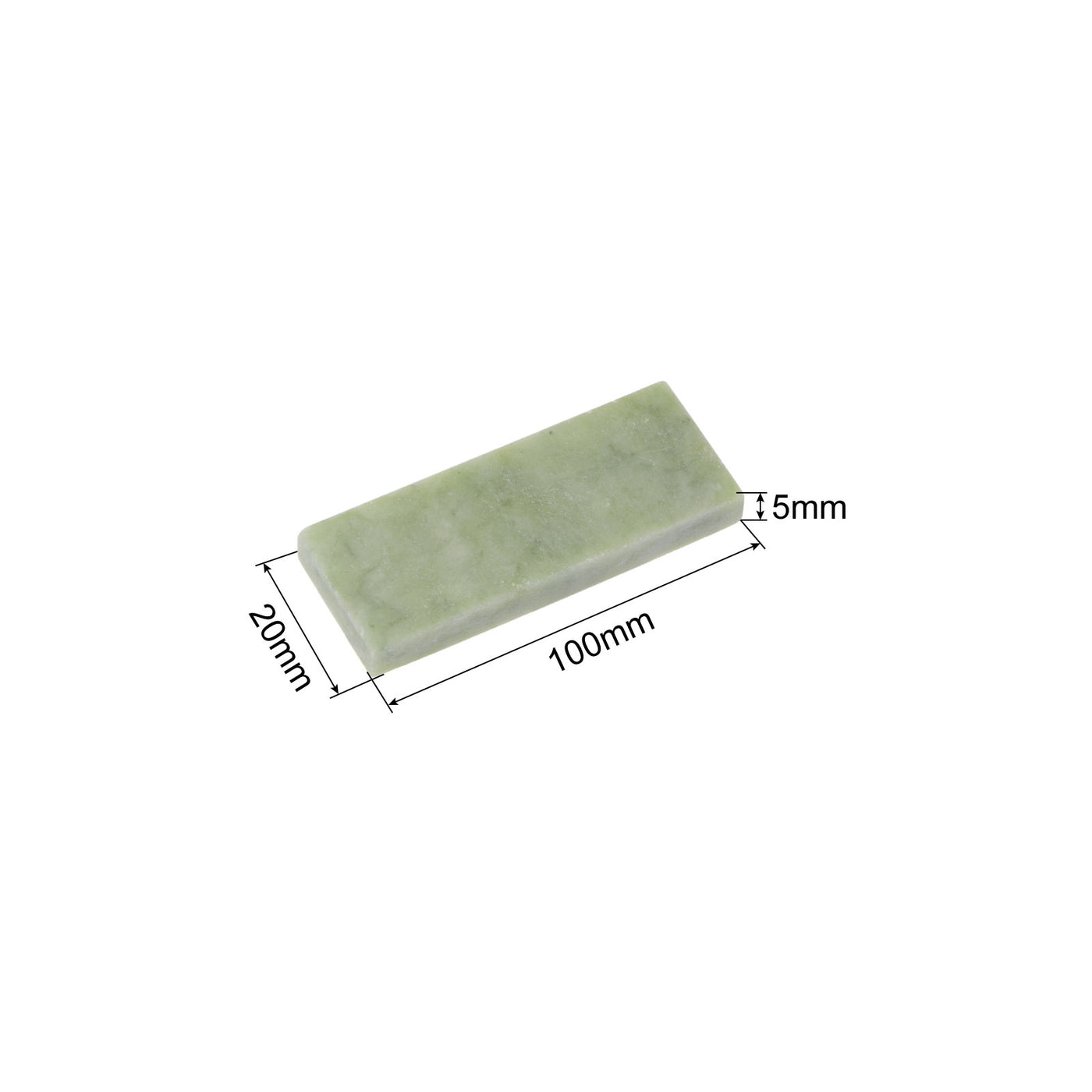 Uxcell Uxcell Sharpening Stones 10000 Grit Green Agate Whetstone 100mm x 25mm x 6mm