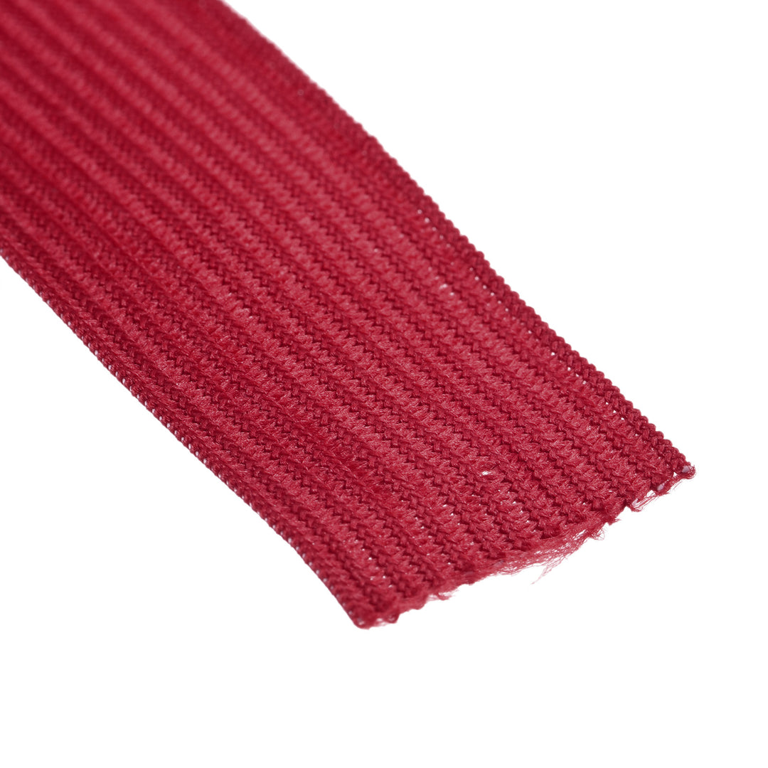 MECCANIXITY 1.5 Inch Twill Elastic Band - Double-Sided Flat Stretch Strap, 2 Yards Cream White, For Waistbands & Sewing