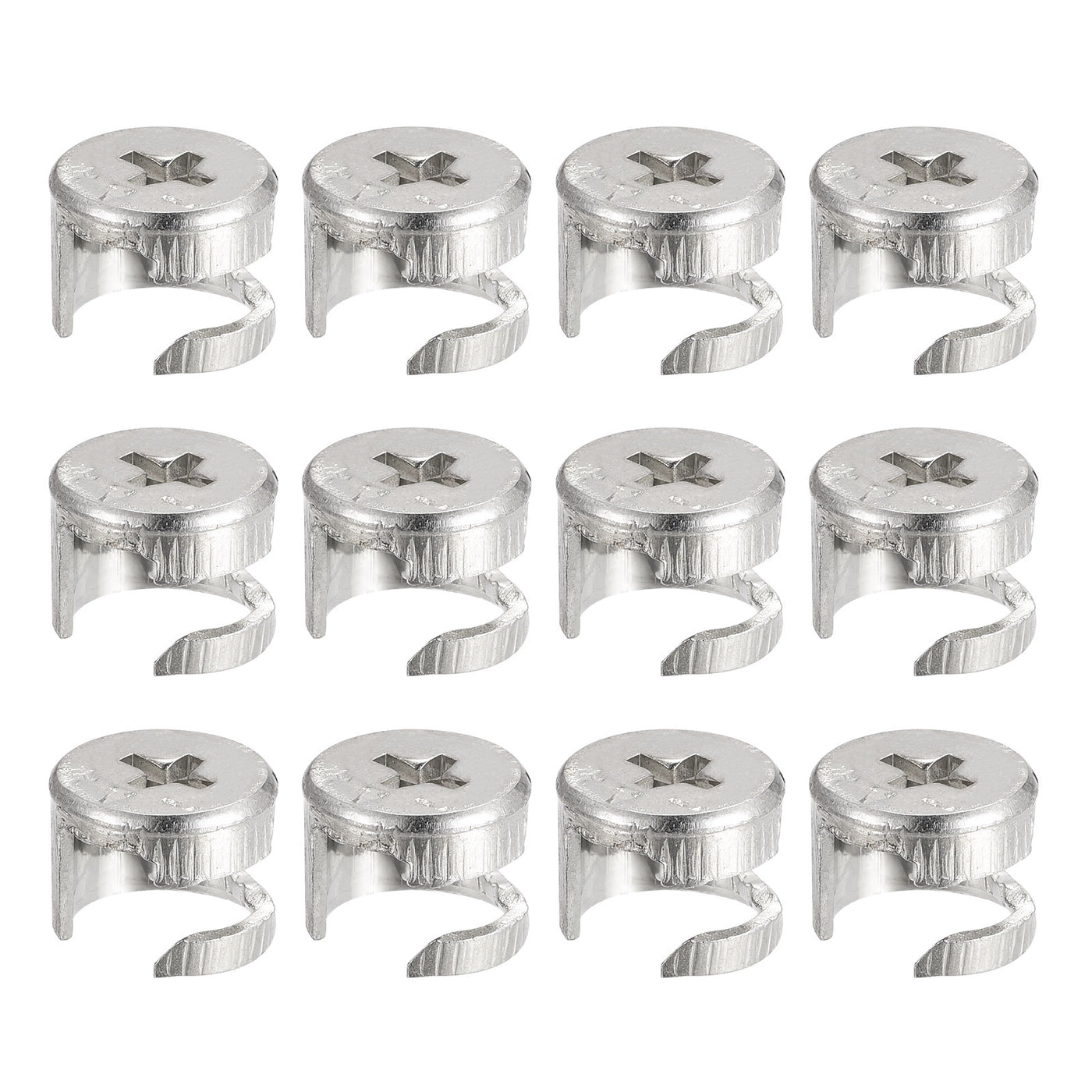 Uxcell Uxcell Cam Lock Nut for Furniture, 12pcs 14.6x11.5mm Joint Connector Locking Nuts