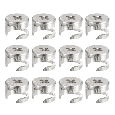 Harfington Uxcell Cam Lock Nut for Furniture, 12pcs 14.6x11.5mm Joint Connector Locking Nuts