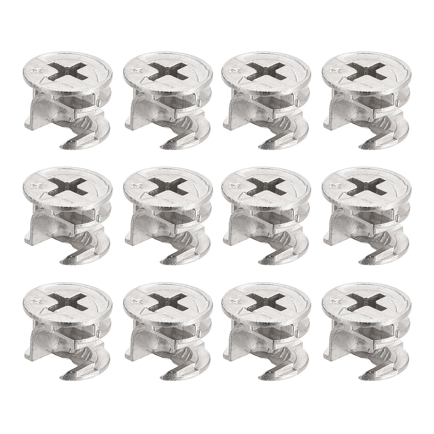 Uxcell Uxcell Cam Lock Nut for Furniture, 12pcs 14.6x11.1mm Joint Connector Locking Nuts