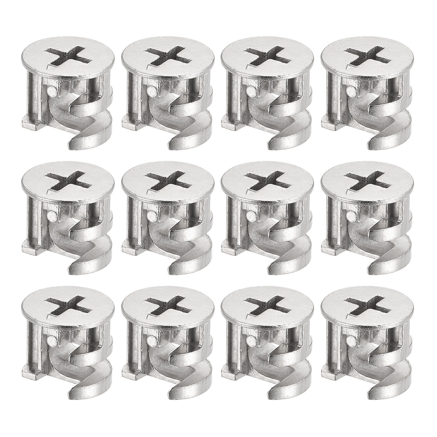 Uxcell Uxcell Cam Lock Nut for Furniture, 12pcs 15x13.5mm Joint Connector Locking Nuts