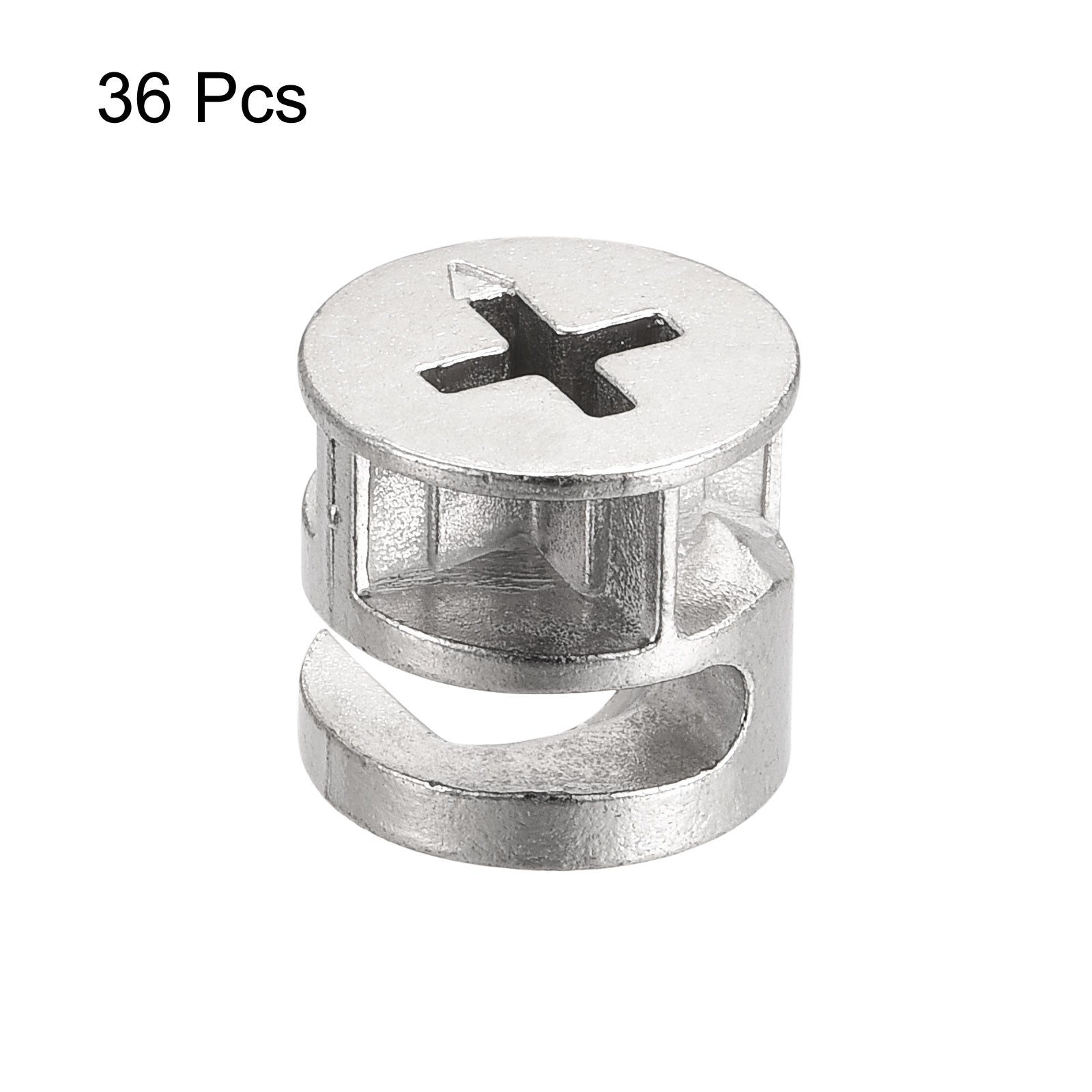Furniture Cam Lock Nuts – 8pcs 15x12mm Joint Connectors For Cabinets, Shelves & Wooden Furniture