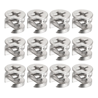 Harfington Uxcell Cam Lock Nut for Furniture, 80pcs 11.65x9.8mm Joint Connector Locking Nuts