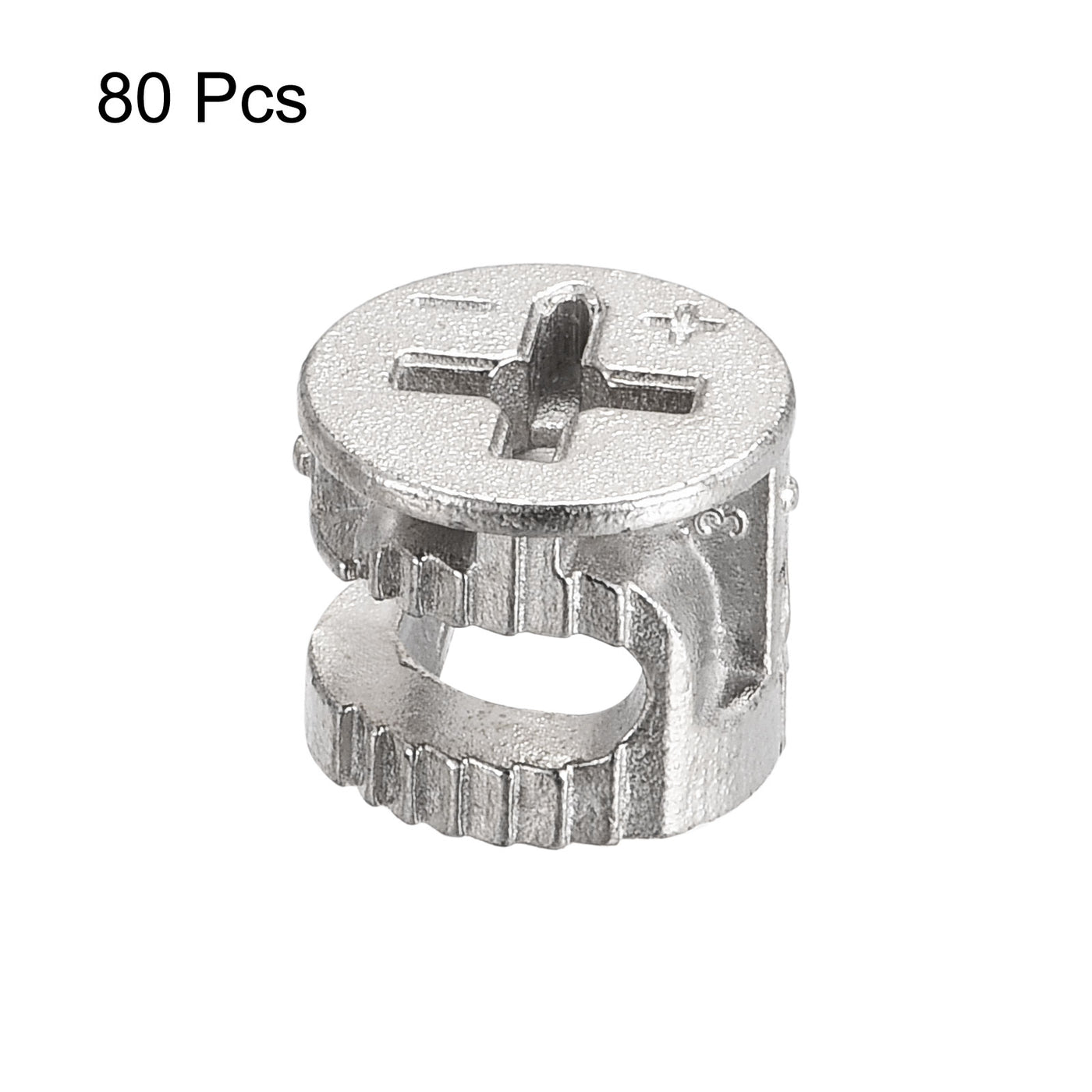 Uxcell Uxcell Cam Lock Nut for Furniture, 80pcs 11.65x9.8mm Joint Connector Locking Nuts