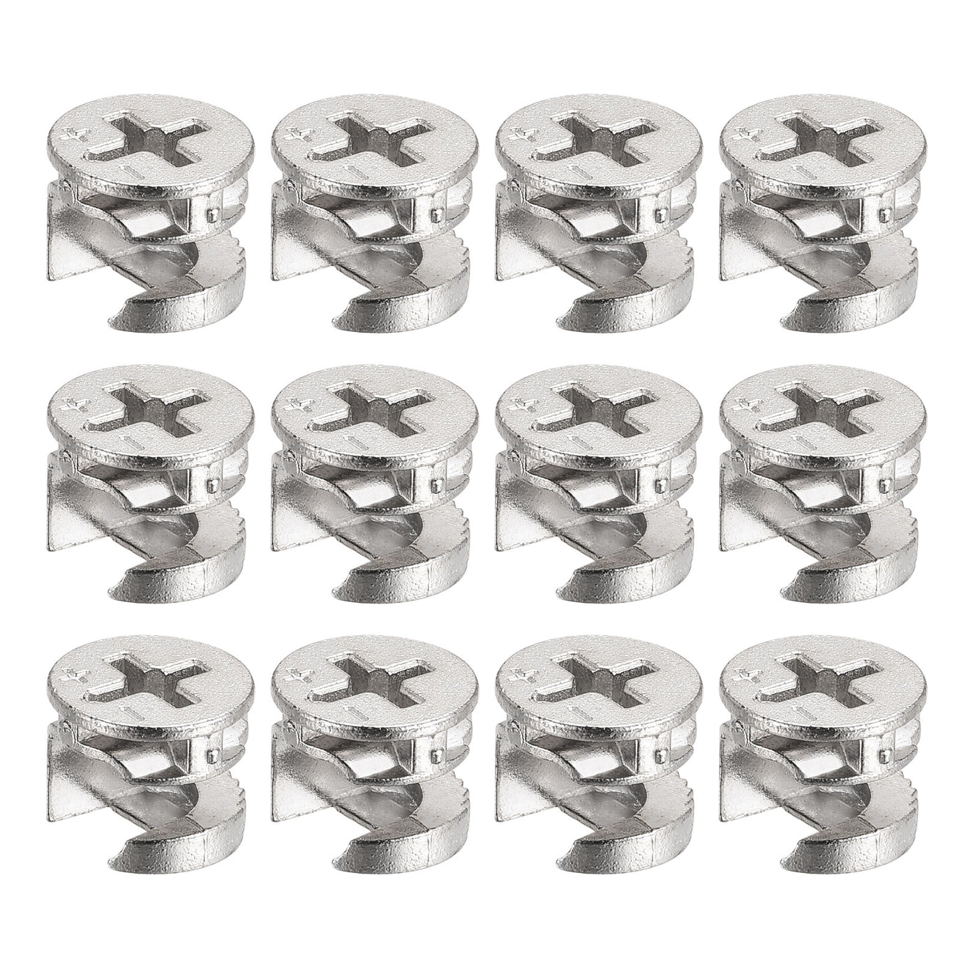Uxcell Uxcell Cam Lock Nut for Furniture, 80pcs 11.65x9.8mm Joint Connector Locking Nuts