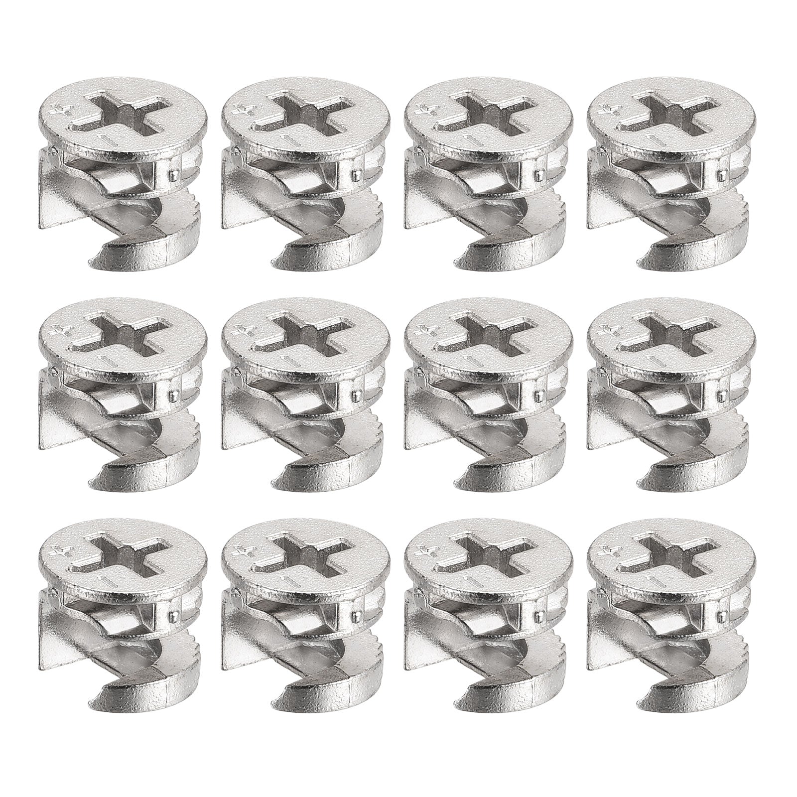 Uxcell Cam Lock Nut for Furniture, 12pcs 11.65x9.8mm Joint Connector