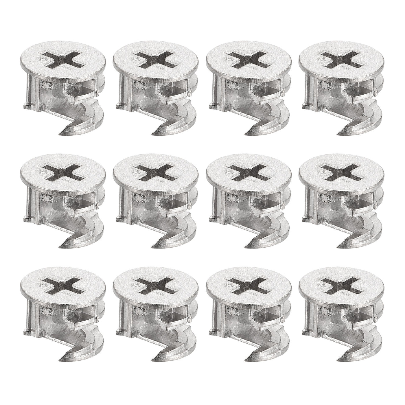 Uxcell Uxcell Cam Lock Nut for Furniture 80pcs 14.6x11.5mm Joint Connector Locking Nuts
