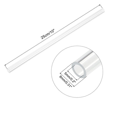 Harfington Acrylic Pipe Round Tubes for Lamp and Lanterns, Water Cooling System