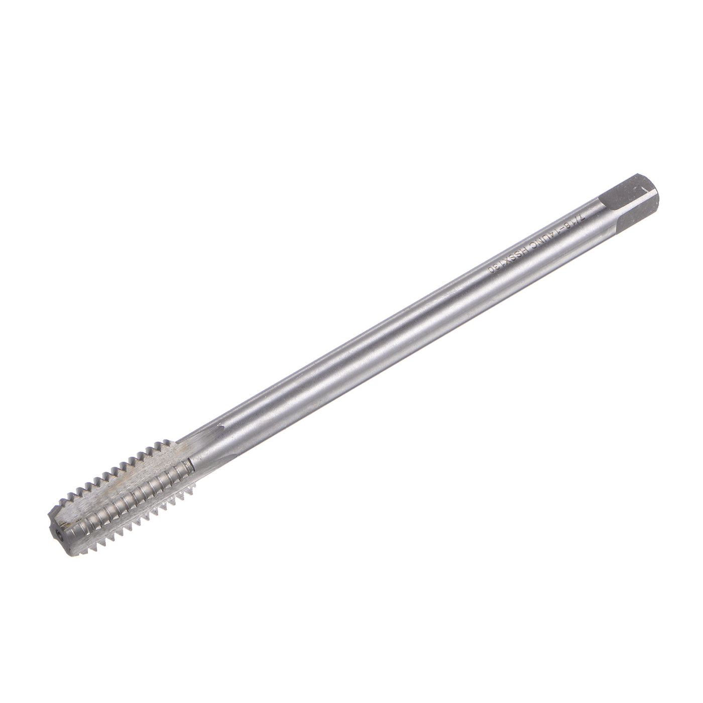 Uxcell Uxcell 9/16-12 UNC High Speed Steel 5" Length 4 Straight Flute Machine Screw Thread Tap