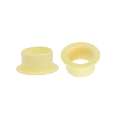 Harfington Uxcell Flanged Sleeve Bearing POM Wrapped Oilless Bushing