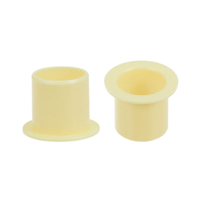 Harfington Uxcell Flanged Sleeve Bearing POM Wrapped Oilless Bushing