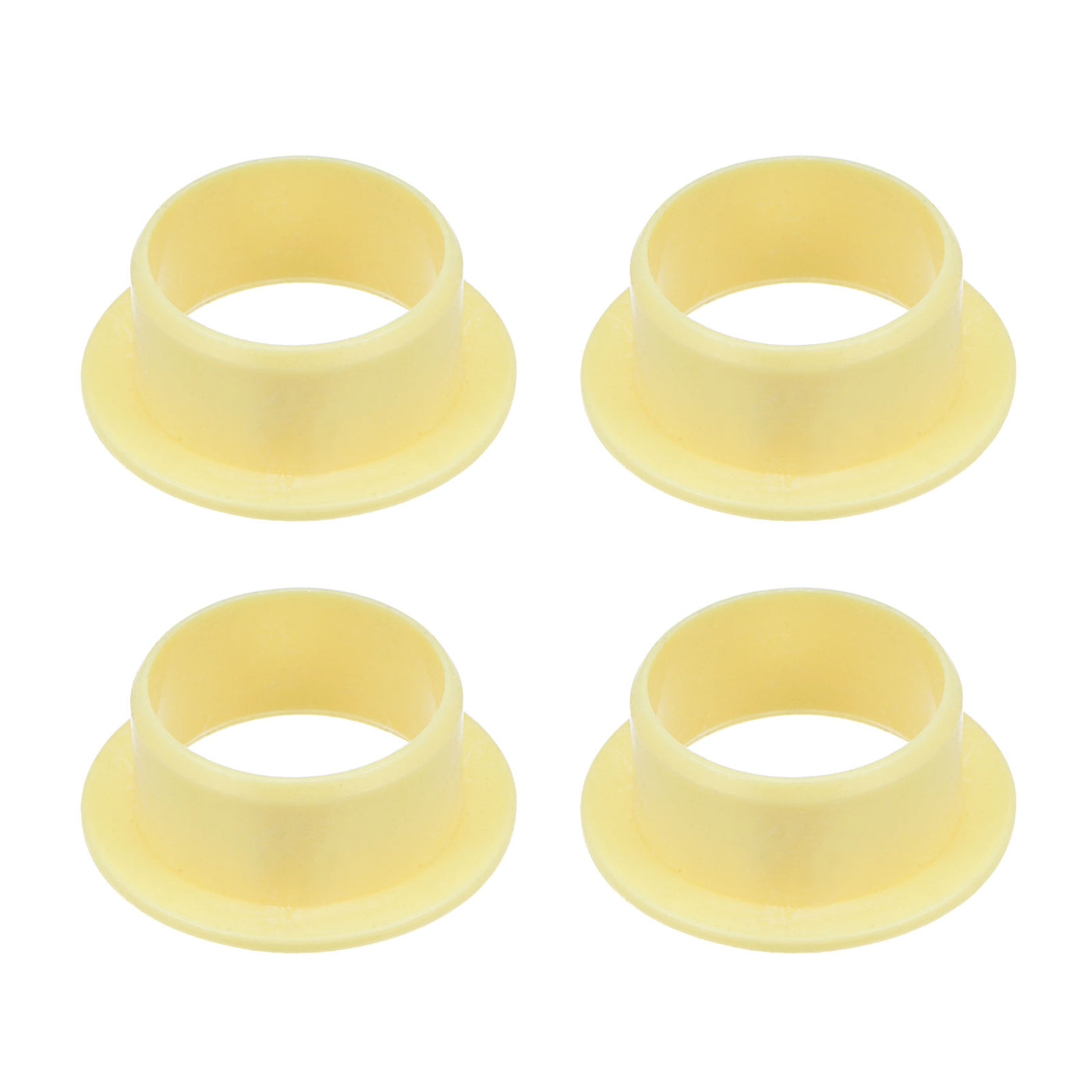 uxcell Uxcell Flanged Sleeve Bearing POM Wrapped Oilless Bushing