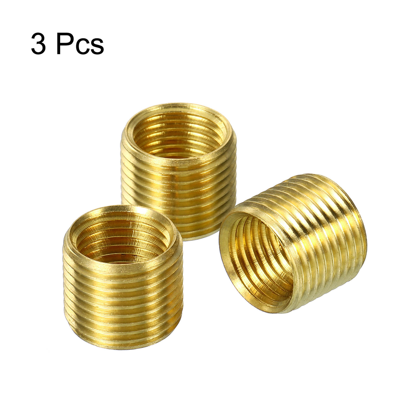 Harfington Thread Reducing Nuts Insert Brass Adapters Long Pipe Fitting Conversion Sleeve Reducer