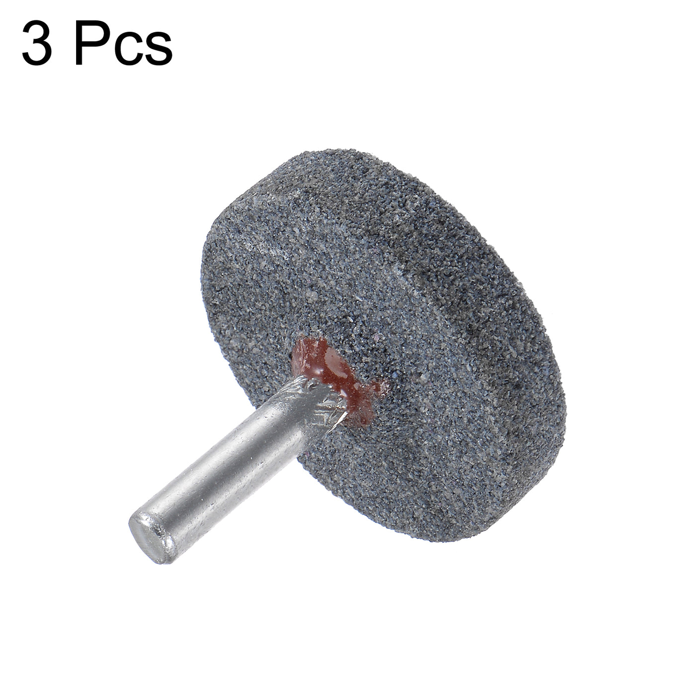 Uxcell Uxcell Mounted Grinding Stone 1/4" Shank 1.5-inch Dia Corundum Grinding Wheel