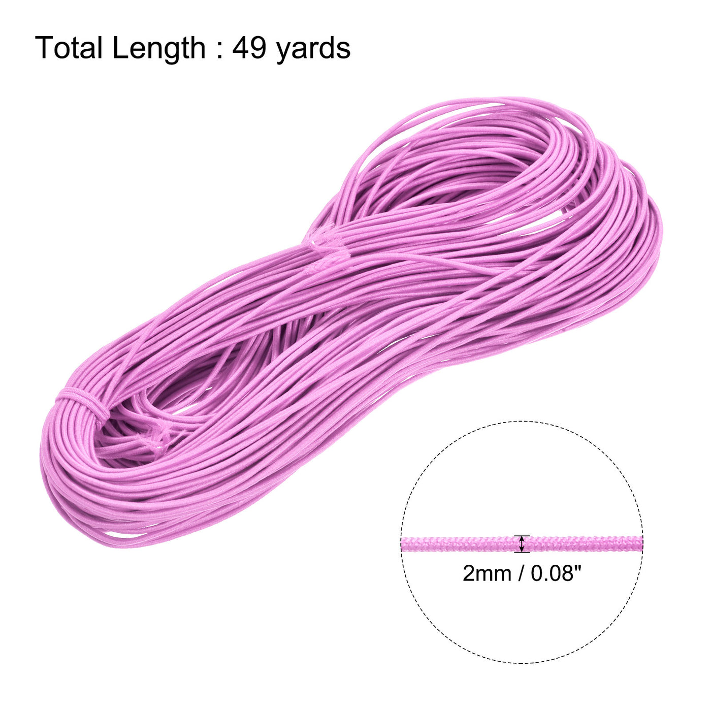 Harfington Elastic Cord Stretchy String for Crafts, Jewelry Making, Bracelets, Necklaces, Beading