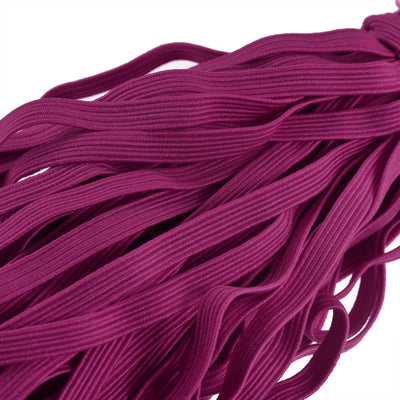Harfington Flat Elastic Band for Sewing Braided Stretch Strap Cord Rope for Wigs Crafts DIY