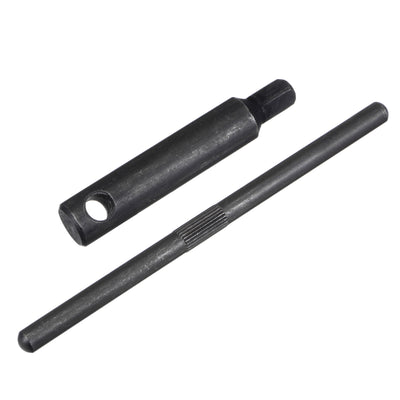 Harfington Uxcell Lathe Chuck Wrench, 12mm Square Head Key Spanner Tool, 2 Pcs (L200x220mm)