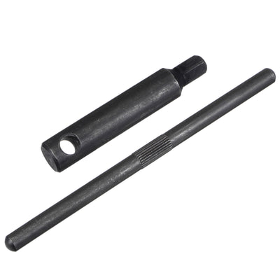 Harfington Uxcell Lathe Chuck Wrench, 14mm Square Head Key Spanner Tool, 2 Pcs (L200x250mm)