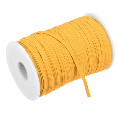 Harfington Flat Elastic Band for Sewing Braided Stretch Strap Cord Roll for Wigs Crafts DIY