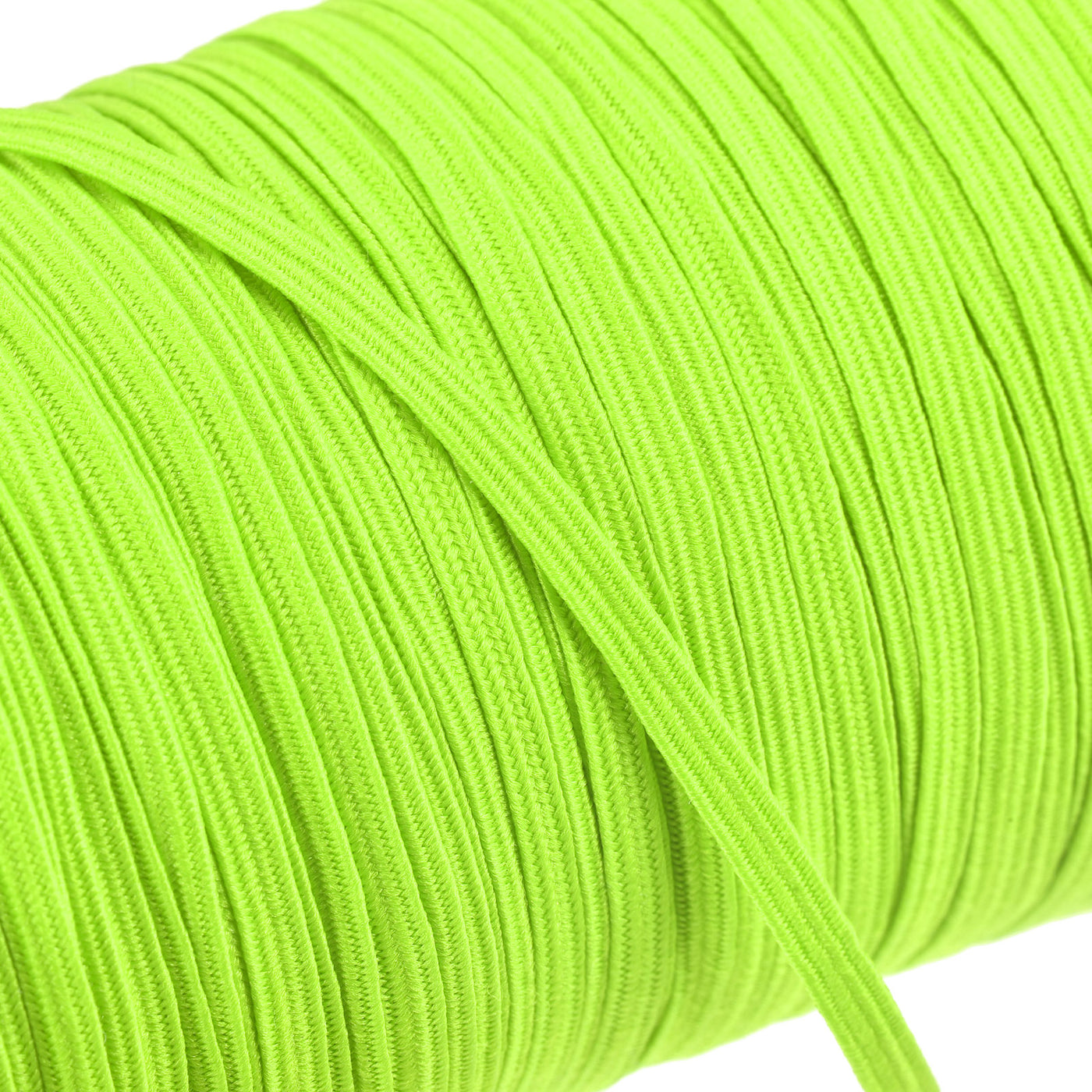 Harfington Flat Elastic Band for Sewing Braided Stretch Strap Cord Roll for Wigs Crafts DIY