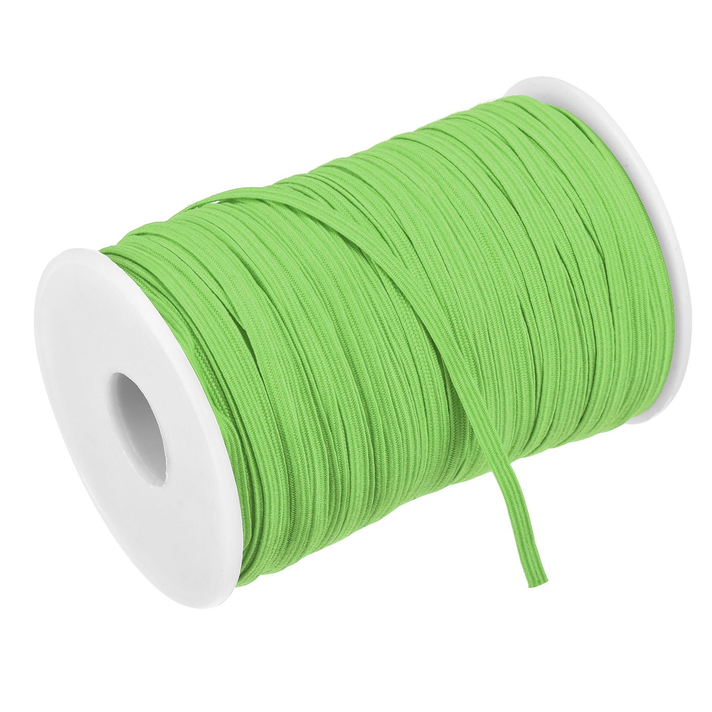 Harfington Flat Elastic Band for Sewing Braided Stretch Strap Cord Roll for Wig Crafts DIY