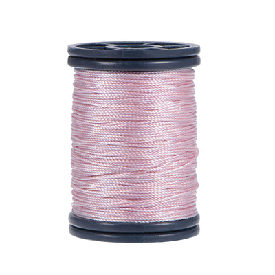 Harfington Uxcell 0.6mm Polyester Sewing Thread 82 Yard Upholstery Lightly Wax String Light Violet