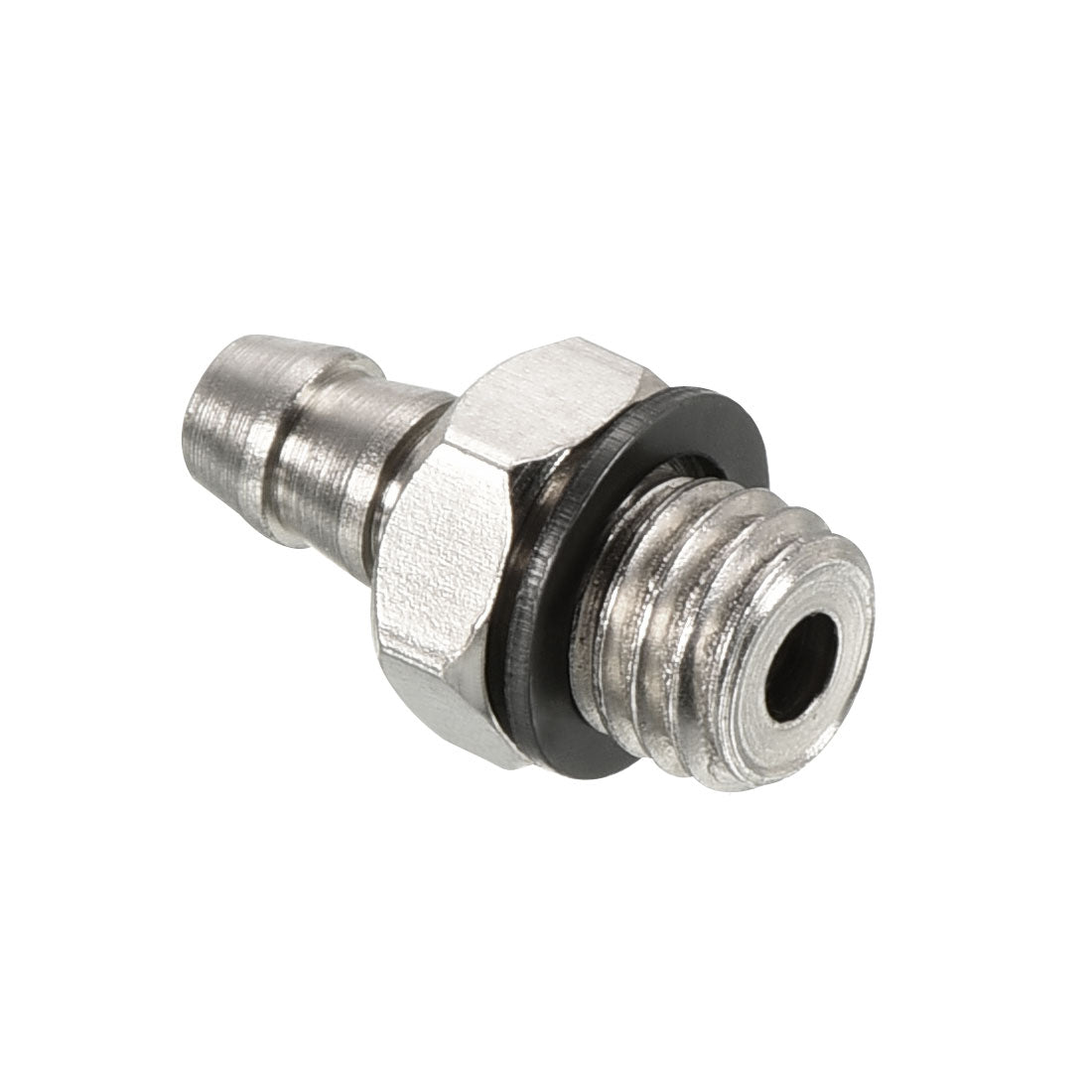 Harfington 3.5mm Barbed M3x0.5 Male Thread Hose Pipe Fitting Electroplated Copper