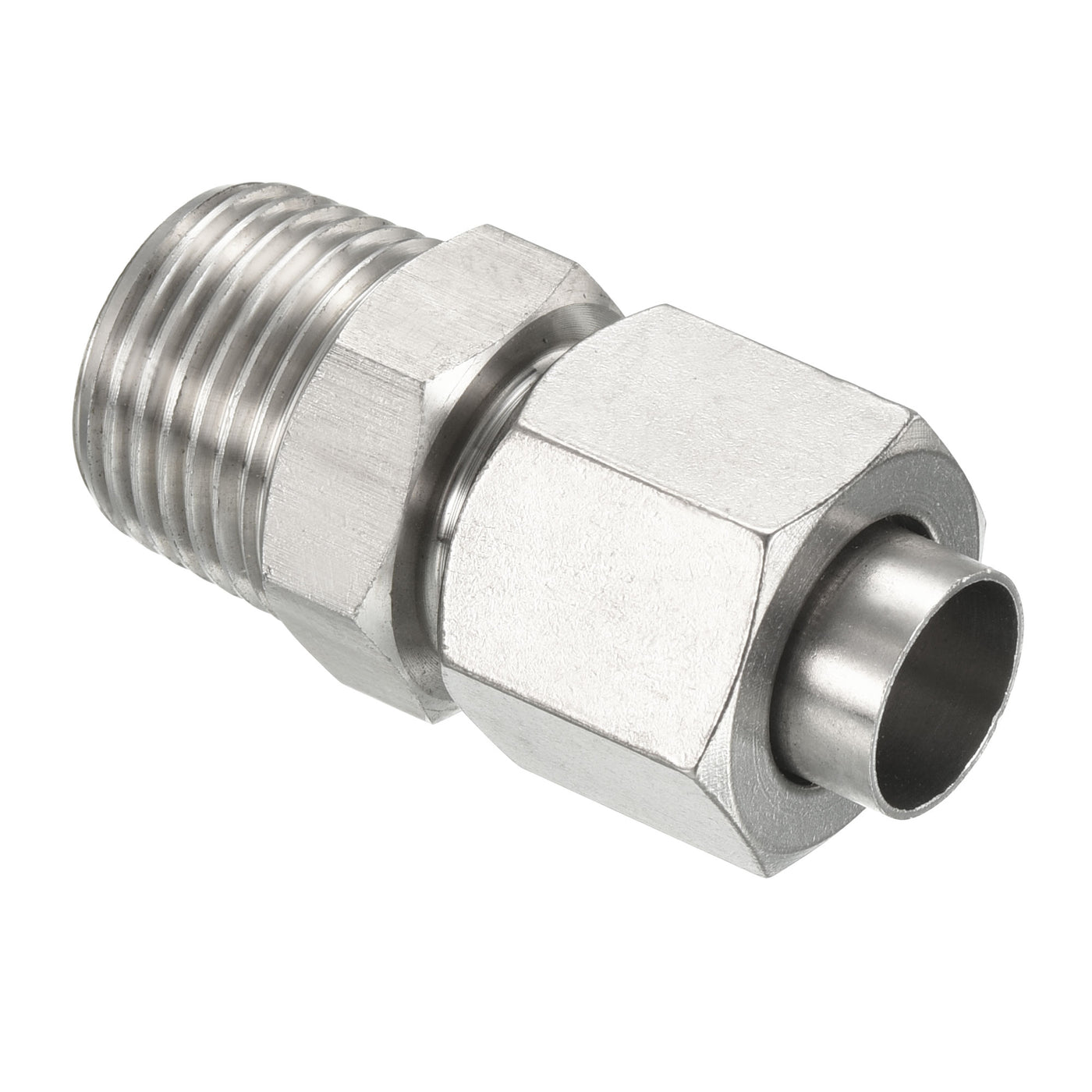 Compression Tube Fitting, 304 Stainless Steel Male Thread Straight ...