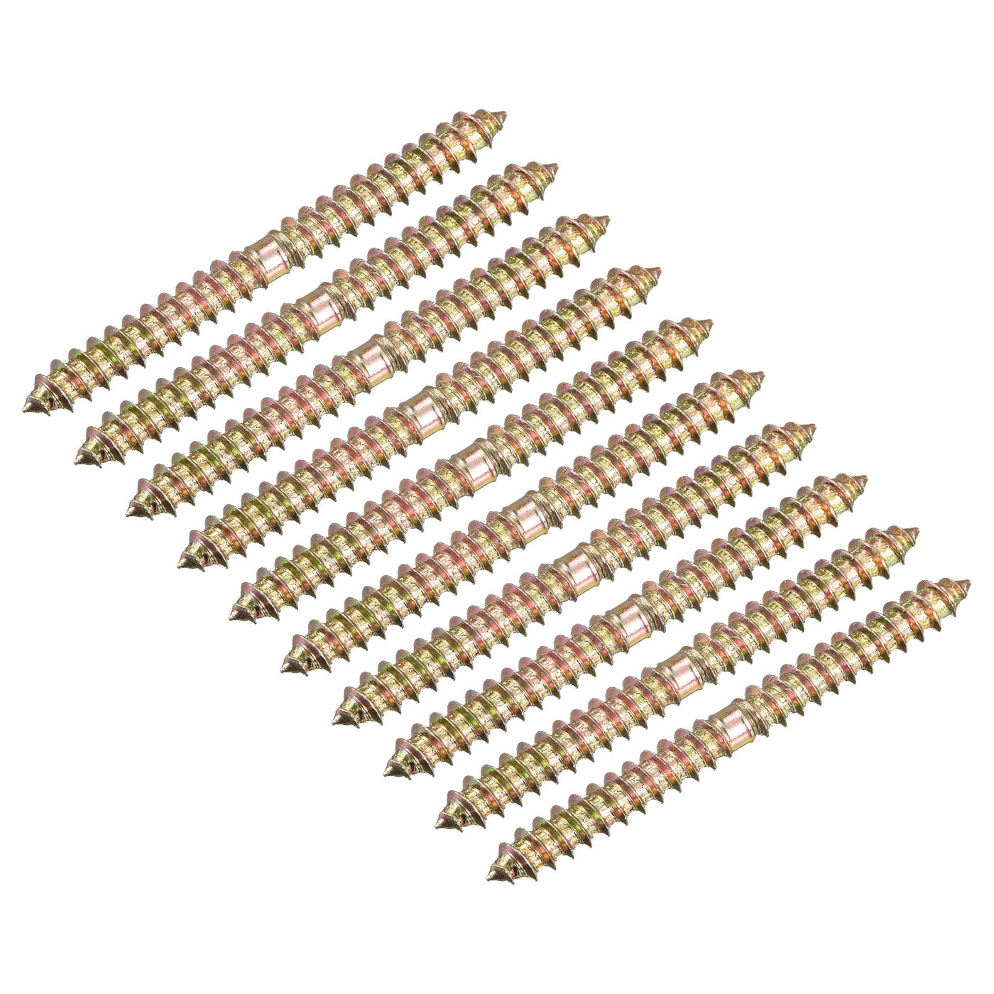 Uxcell Uxcell 6x40mm Hanger Bolts, 24pcs Double Ended Thread Wood to Wood Dowel Screws