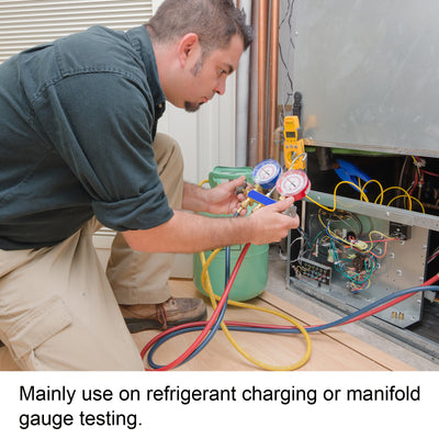 Harfington Refrigerant Charging Hose, PSI HVAC Hose for Air Conditioner Manifold Gauge Refrigeration Maintenance