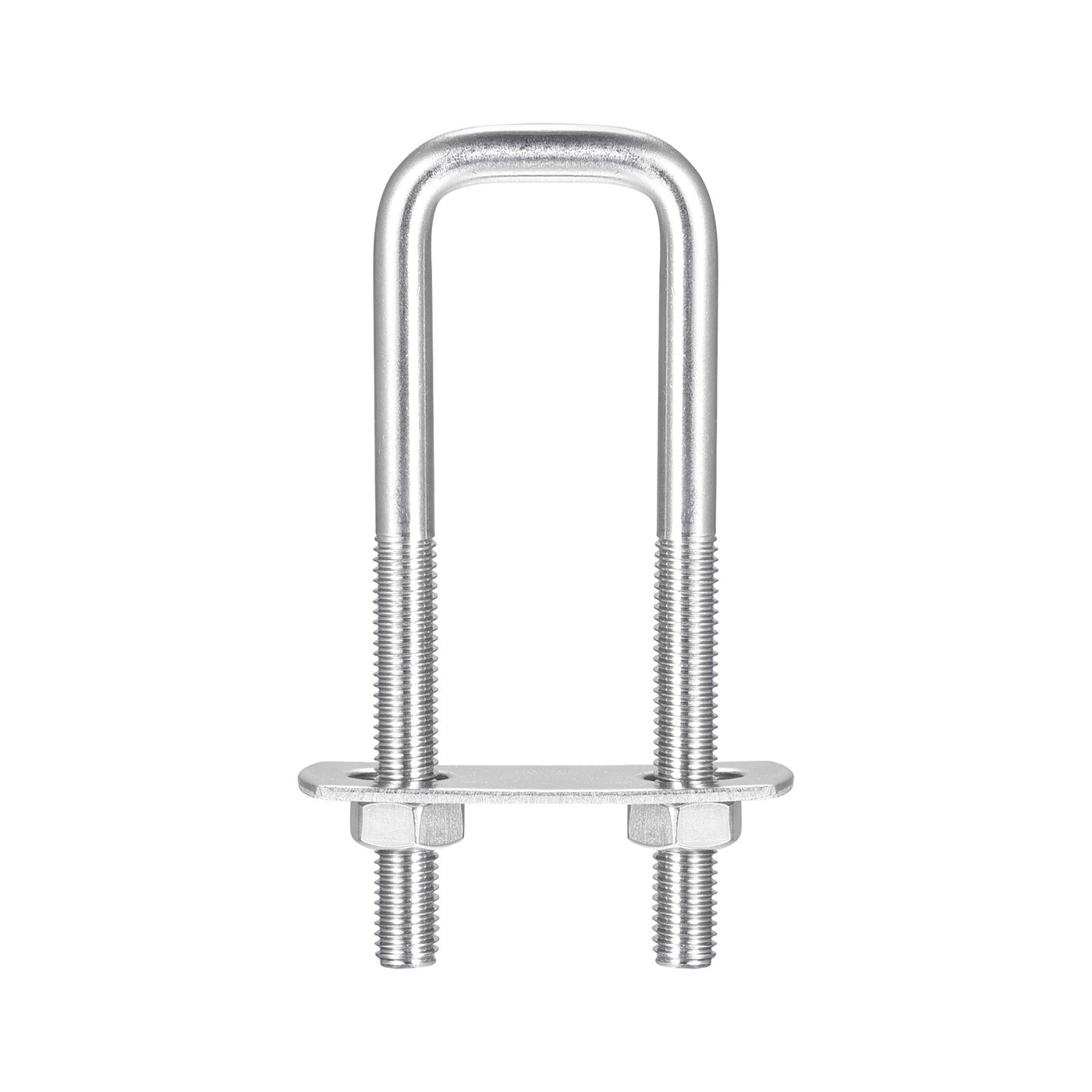 uxcell Uxcell Square U-Bolts 304 Stainless Steel, U Bolt with Nuts and Plates, for Boat Trailer