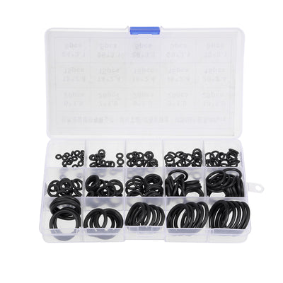 uxcell Uxcell O-Rings Assortment Kit, Metric Seal Rings Set for Plumbing Automotive Repair