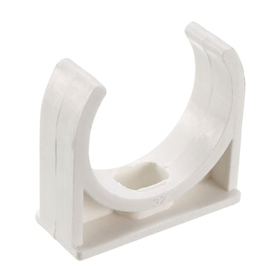 Harfington Uxcell PVC Water Pipe Clamps Clips, Fit for TV Trays Tubing Hose Hanger Support Pex Tubing
