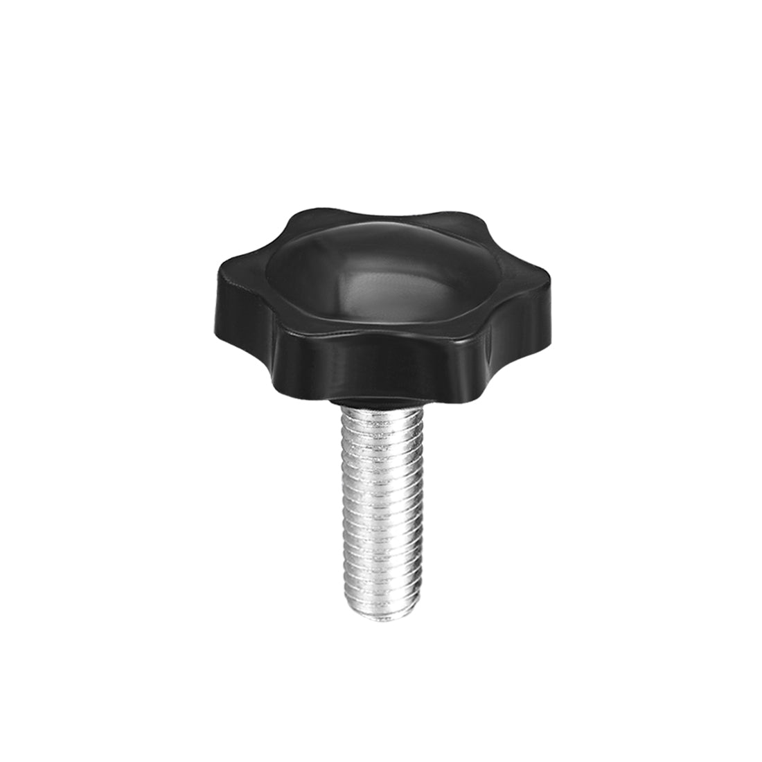 uxcell Uxcell Clamping Screw Knob, Plum Hex Shaped Grips Star Knob Male Thread
