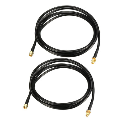 uxcell Uxcell Antenna Extension Cable SMA Male to SMA Male Coaxial Cable RG58
