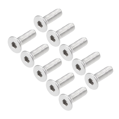 Uxcell M2x7mm Thread 10.9 Alloy Steel Button Head Hex Socket Cap Screw