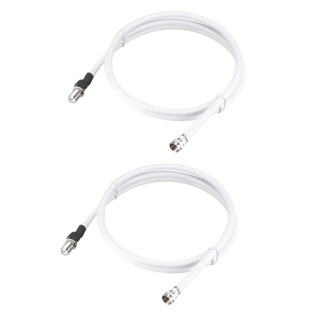 uxcell Uxcell F Type Male to F Type Female RG6 Coaxial Cable 2pcs