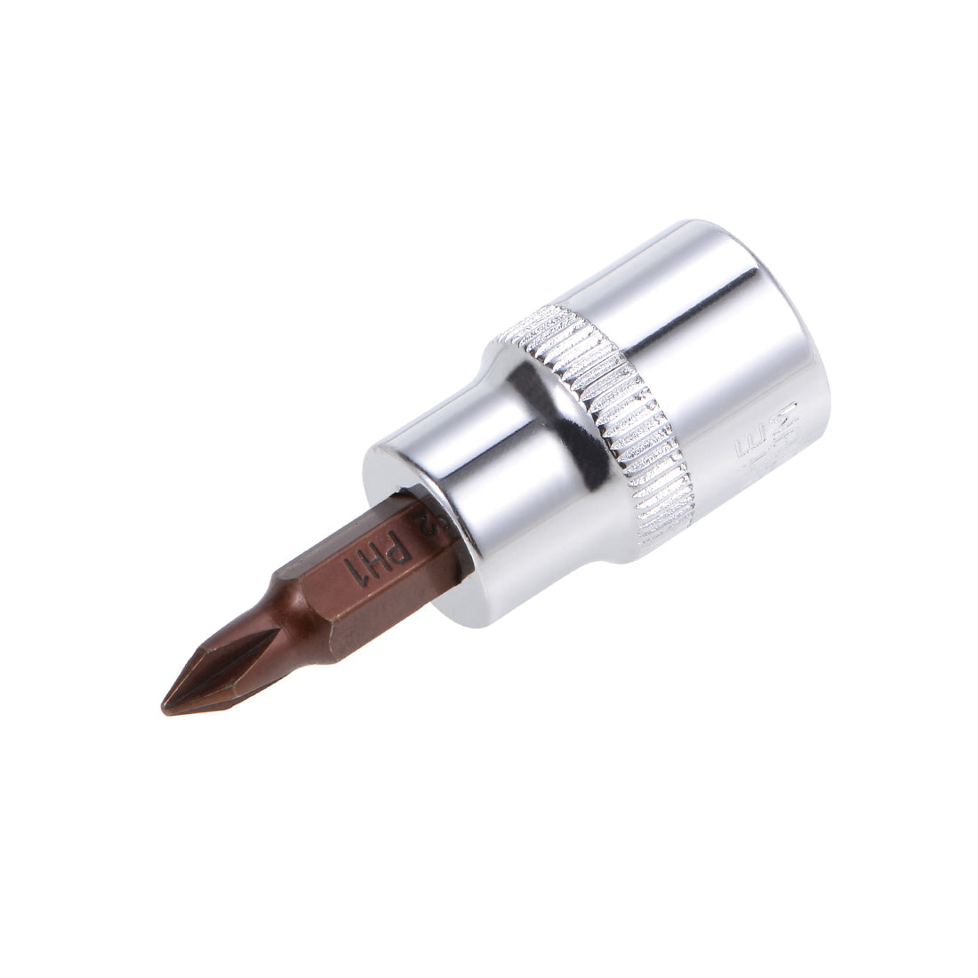 Uxcell Uxcell 3/8" Drive x PH3 Phillips Bit Socket, Standard Metric, S2 and Cr-V Steel