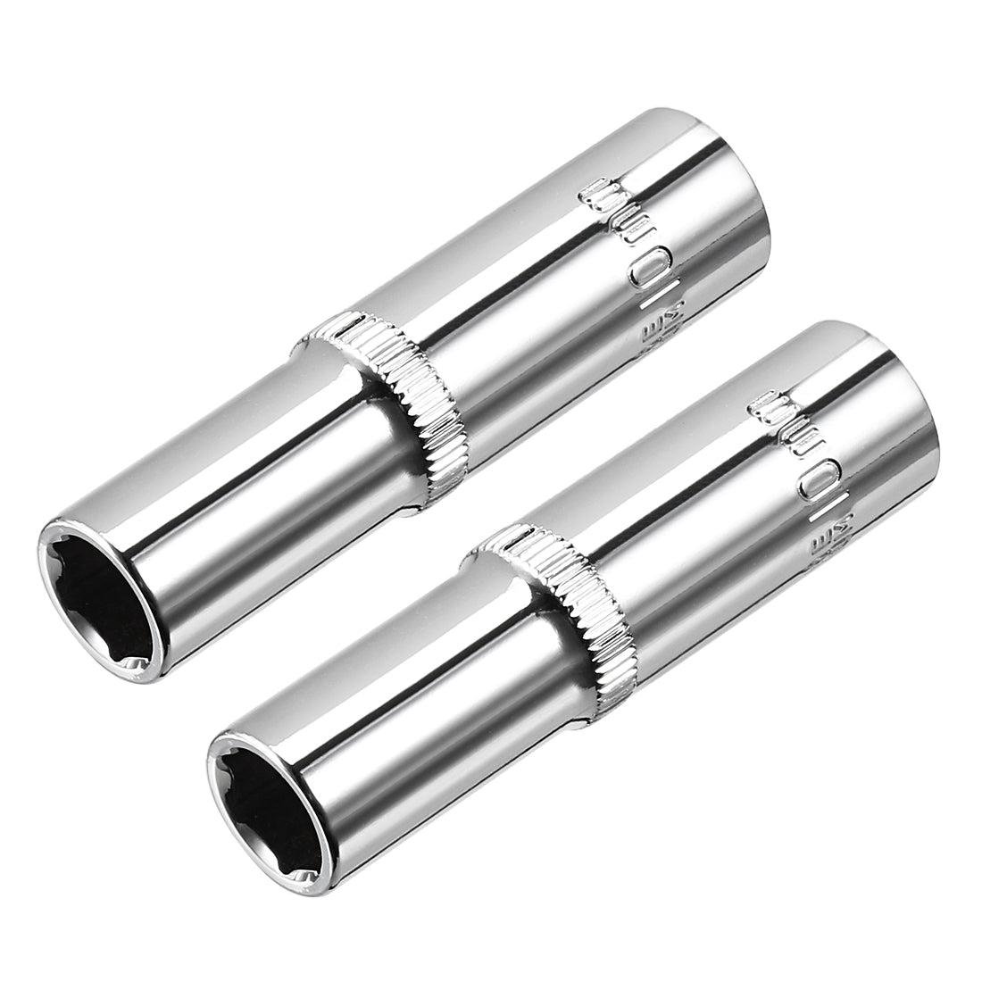 Uxcell Square Drive 6-Point Deep Socket, Metric, Cr-V (Polishing ...