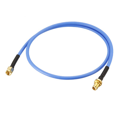 Harfington Uxcell SMA Extension Cable SMA Male to SMA Female Antenna RF Coax Cable RG402 0.6M/2Ft