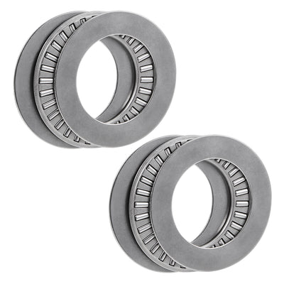 Harfington Uxcell Thrust Needle Roller Bearings with Washers Bearing Chrome Steel