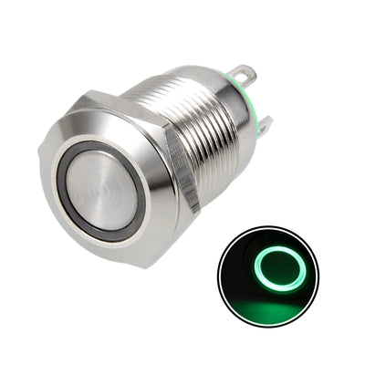 Harfington Uxcell Momentary Metal Push Button Switch Mounting Dia