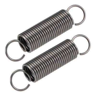 Harfington Uxcell 2mmx20mmx120mm Extended Compression Spring ,17.3Lbs Load Capacity,Grey 2pcs